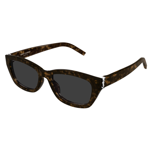 Lunettes de soleil Saint Laurent Femme SL M153002-HAVANA-HAVANA-GREY55 - SL M153002-HAVANA-HAVANA-GREY55